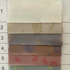 Vải lót lụa cao cấp hình sò mau